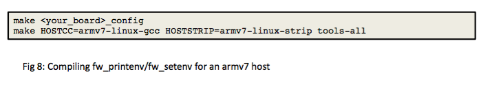 uboot compiling utilities for host